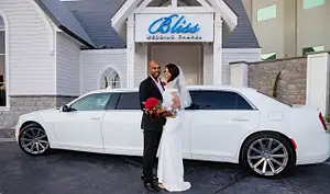 Las Vegas Elvis Wedding Ceremony with Limousine and Live Performance