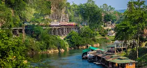 River Kwai Bridge Tour with Train Ride, Long-tail Boat, and Lunch