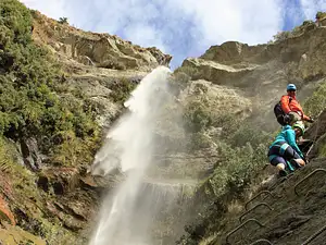 Canyoning Wanaka Waterfall Climb
